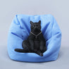 Cat with bean bag