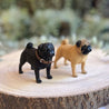 Pug Standing, 1/6 Size Resin Figurines