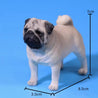 Pug Standing, 1/6 Size Resin Figurines